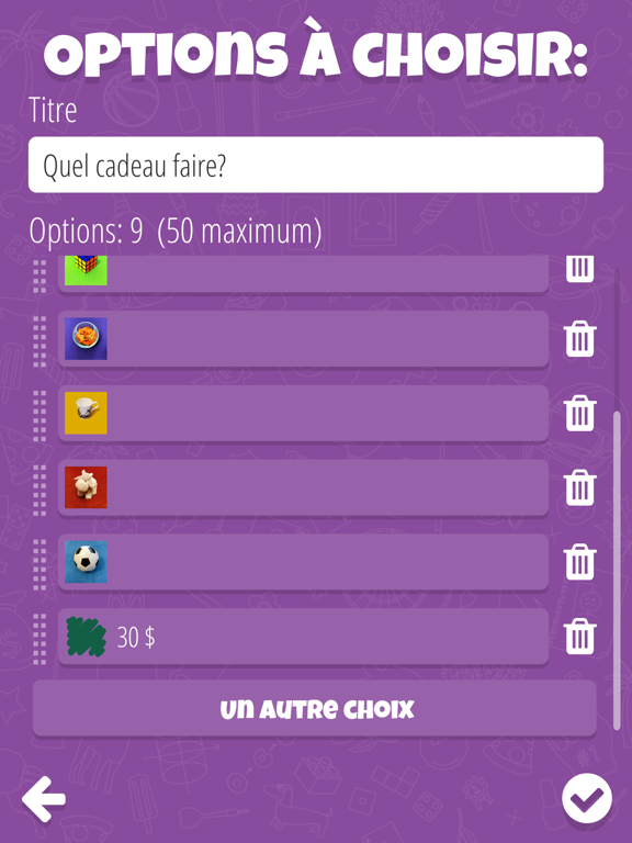 Screenshot #5 pour Roulette de décisions