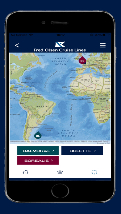 Fred. Olsen Cruise Lines Screenshot