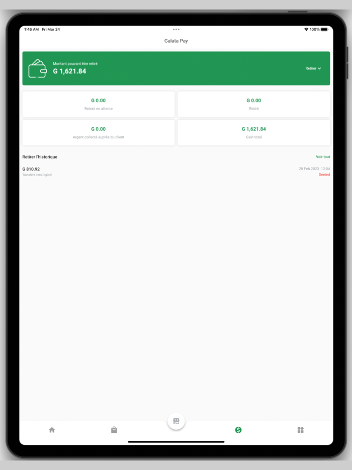 Galata - Application vendeurs