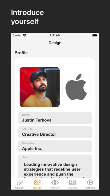 SwiftCard: QR Business Card