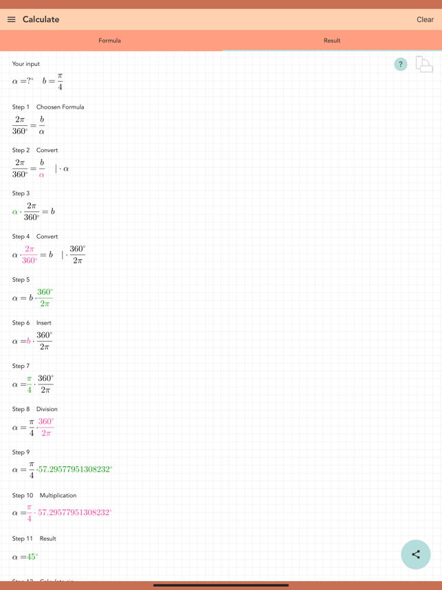 ‎Unit Circle Calculator PRO Screenshot