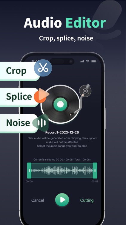 Audio Editor&clip convert MP3 screenshot-3