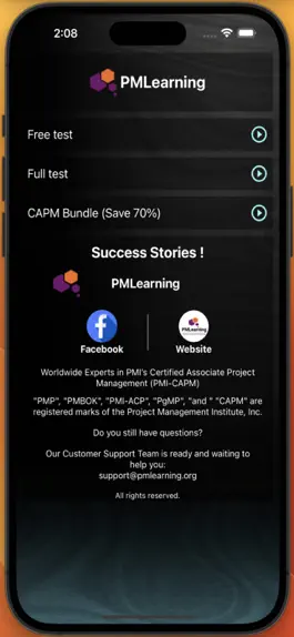 Game screenshot CAPM Exam 2023:100 % Pass Rate mod apk