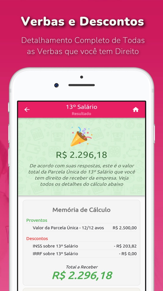 #3. Cálculo Décimo Terceiro (iOS) 由: G PLUS - TECNOLOGIA DA INFORMACAO EIRELI
