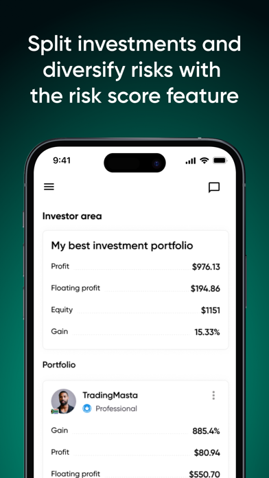 JustMarkets Copytrading Screenshot