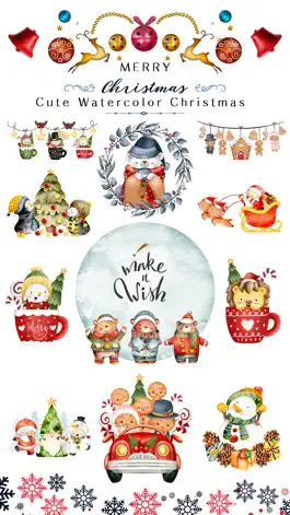 Game screenshot Cute Watercolor Christmas mod apk