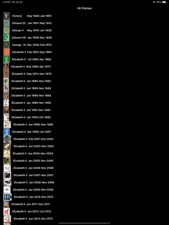 Screenshot #4 pour UKStamps
