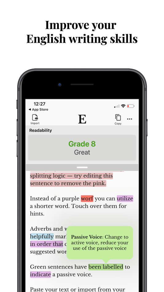 #4. English Editor & Proofreading (macOS) 来自: Kubra Gurler