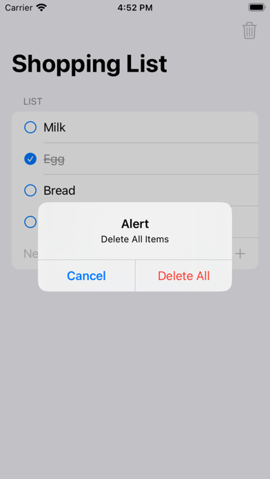 Shopping List - Grocery Screenshot