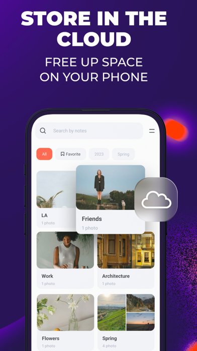 Photo Notes・Safe Cloud Storage Screenshot