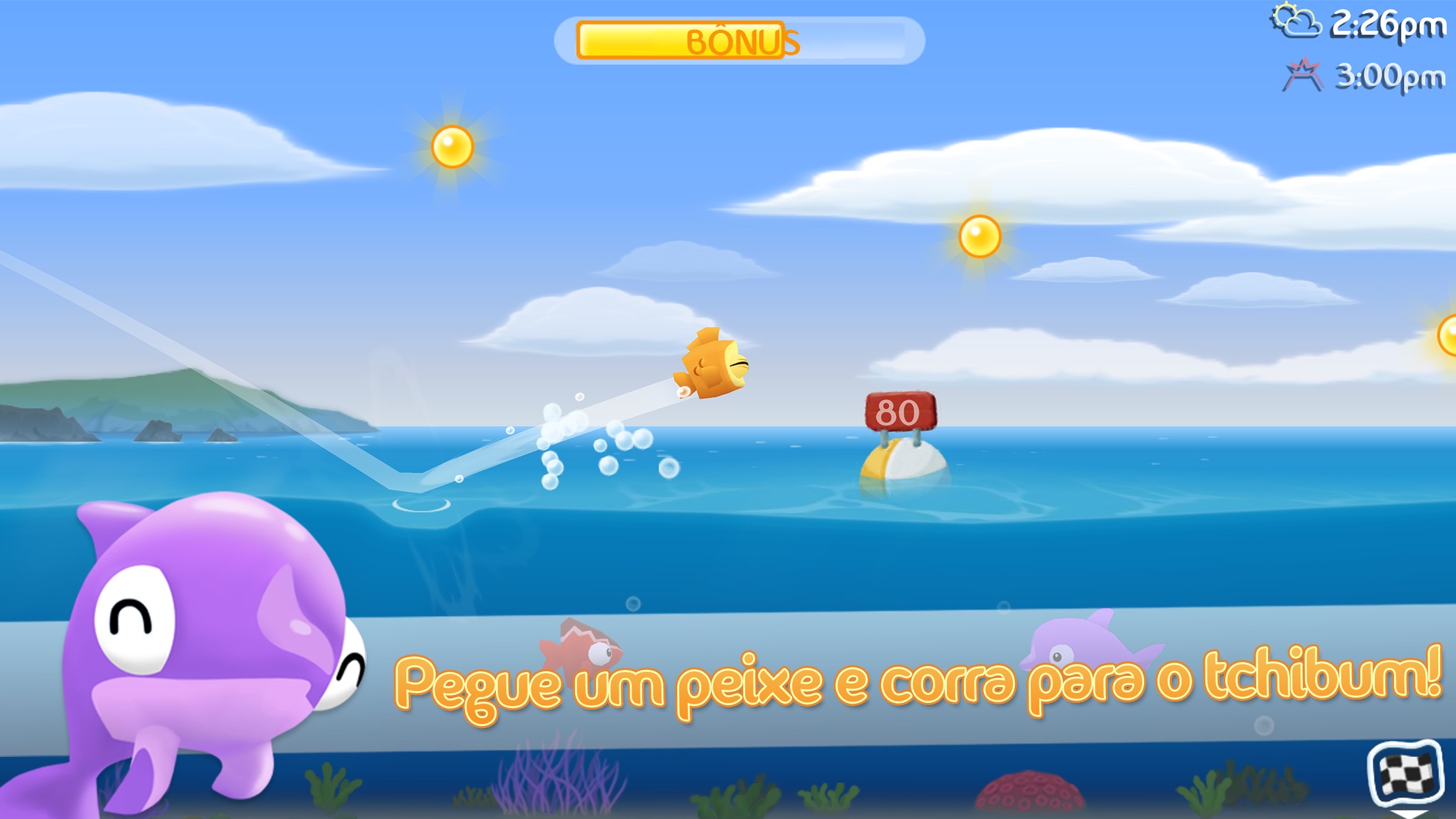 Screenshot do app Fish Out Of Water!