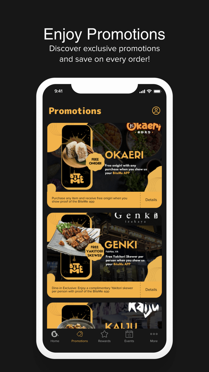 BiteMe - Event and Food