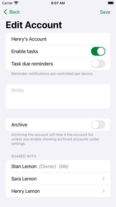 Dollar & Sense - Family Chores Screenshot