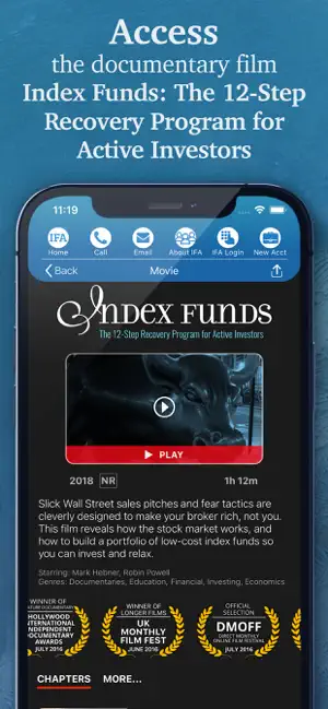 Captura 7 IFA: Index Fund Advisors iphone