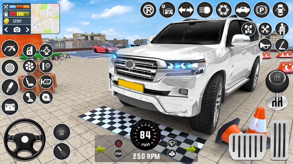 #1. Prado Car Parking Simulator 3D (iOS) By: Ubaid Alwani