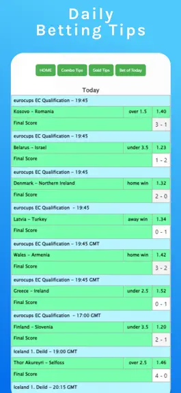 Game screenshot Betting Tips 365 Day Bet hack
