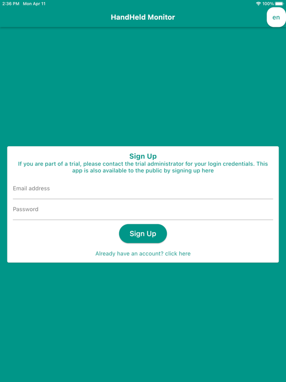 App screenshot