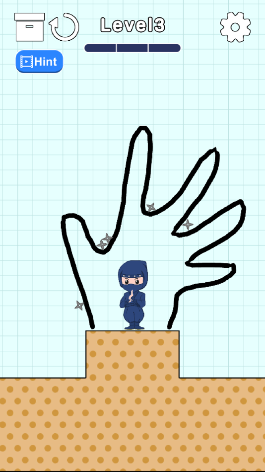 #3. Ninja Wall – Draw to Protect (iOS) Bởi: bloom studios, inc.