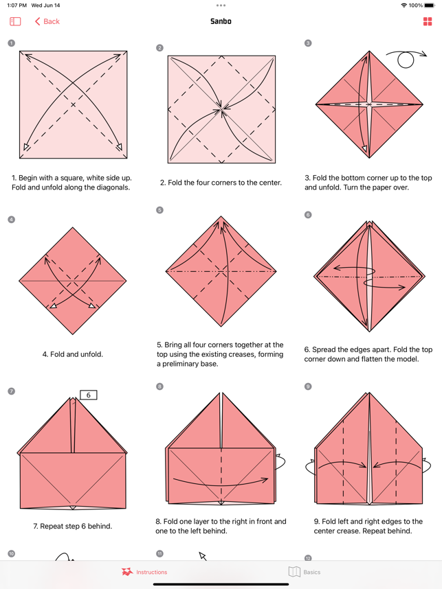 Snímek obrazovky Origami - Fold & Learn