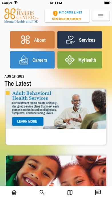 The Harris Center Screenshot