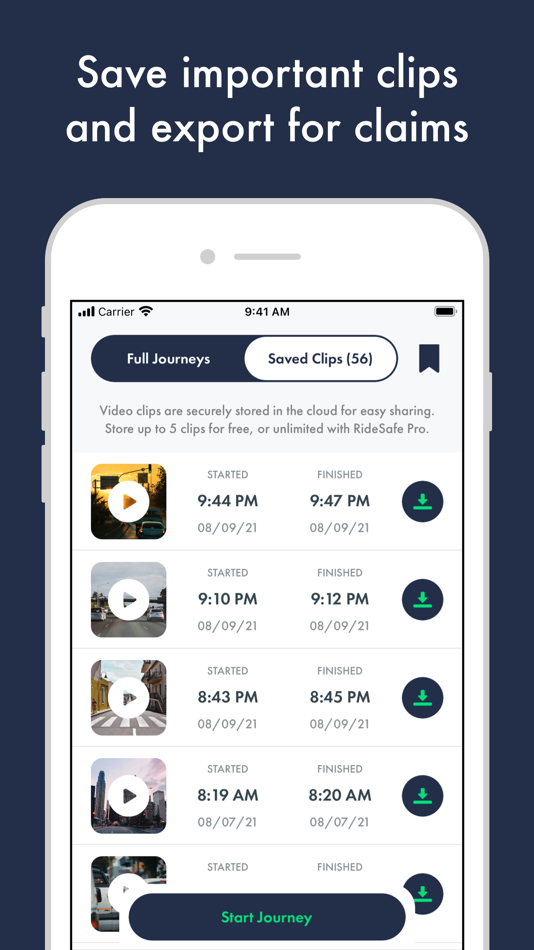 #2. RideSafe: #1 Dash Cam App (iOS) 由: Radically Better
