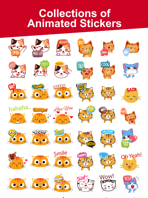 Screenshot #6 pour Animated Cats Moji