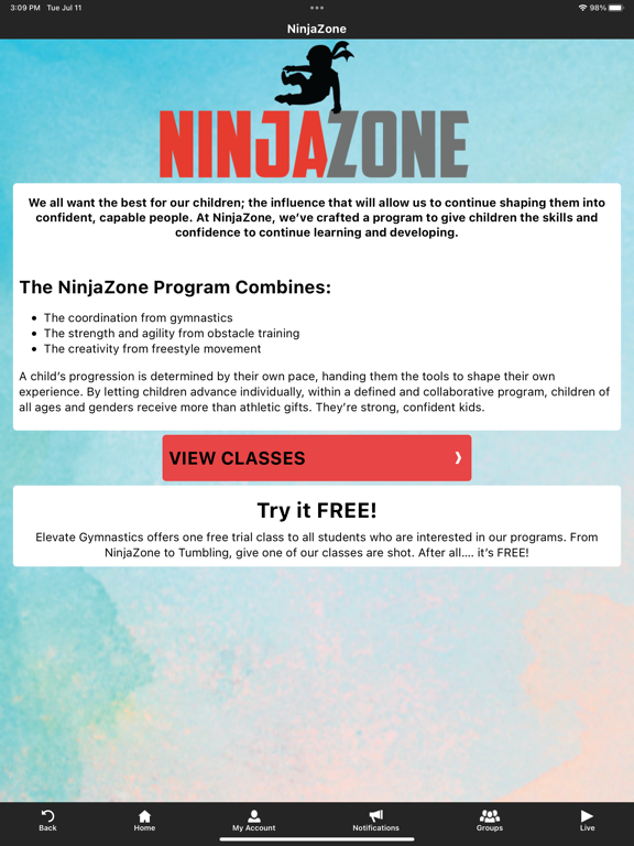 Elevate Sports Center iPad screenshot 4 - Sports app