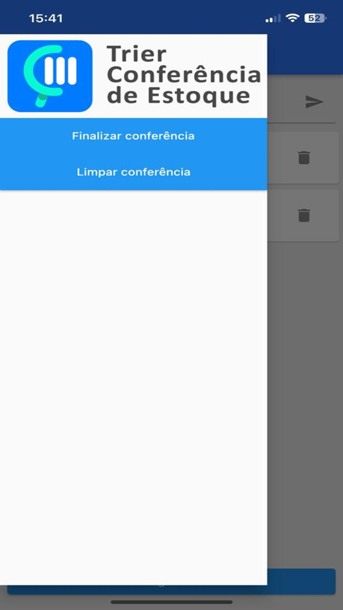 Trier Conferência Estoque