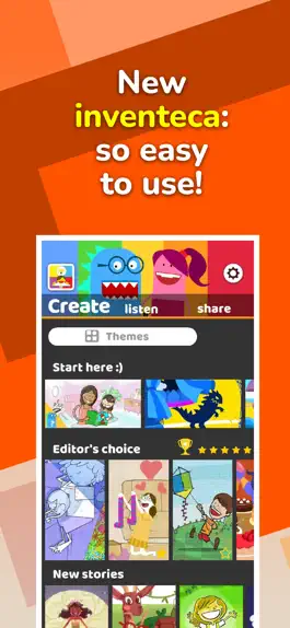 Game screenshot Inventeca: kids' storytelling apk