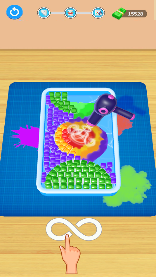 #4. Ice Dye (iOS) 由: Maksym Vasylevych