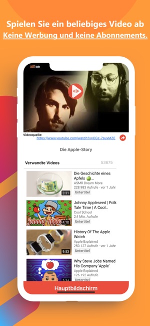 FyTube - YouTube ohne Werbung im App Store