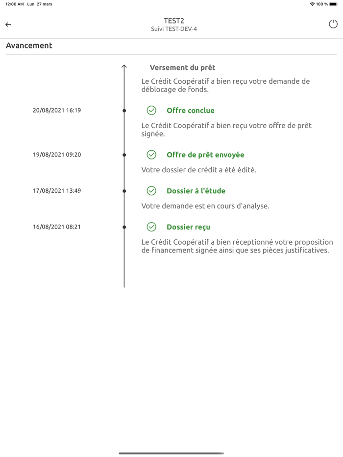 Mon Suivi Crédit Coopératif