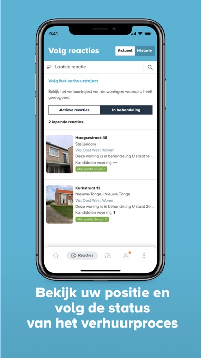 Woningaanbod Oost West Wonen Screenshot