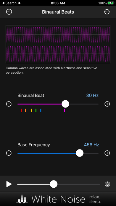 Screenshot #1 pour Binaural Beats Generator +