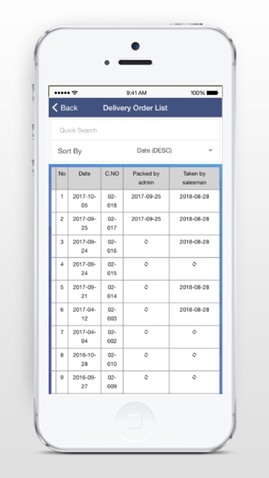 ConSales Screenshot