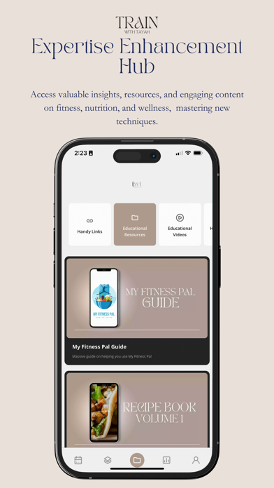 Train With Tayah App Screenshot