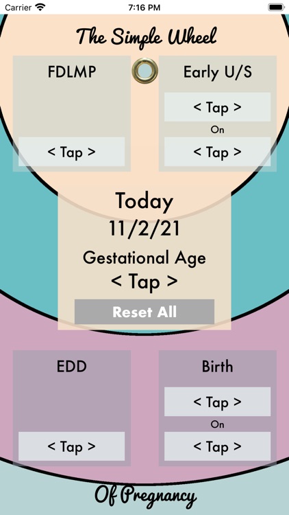 Simple Pregnancy Wheel