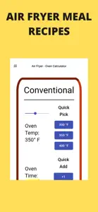 Air Fryer Meal Recipes App screenshot #2 for iPhone