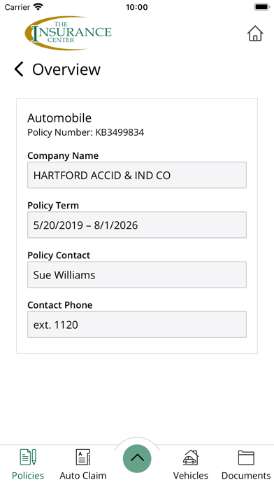 The Insurance Center Screenshot