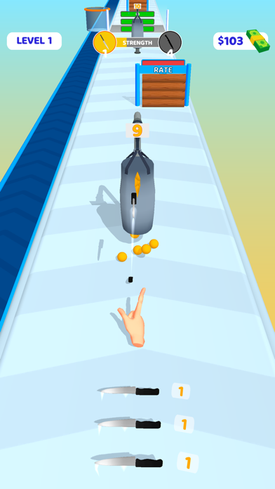 Knife Throw Run Screenshot