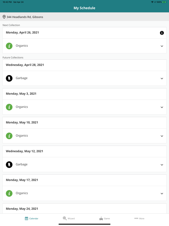 Screenshot #6 pour Gibsons Waste Collection