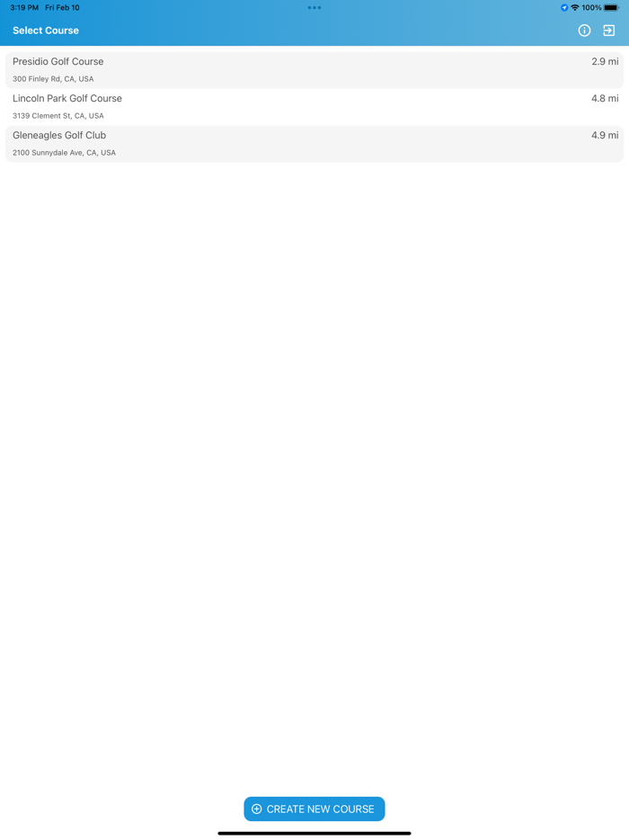 iGolf Course Mapping Software