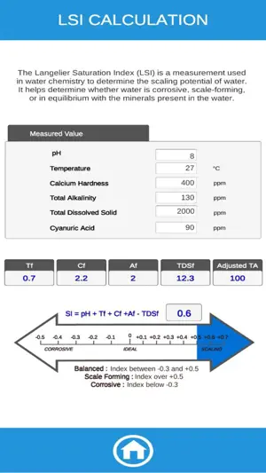 Pool Calculator AWT screenshot 3