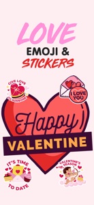Love Stickers & Emojis screenshot #1 for iPhone