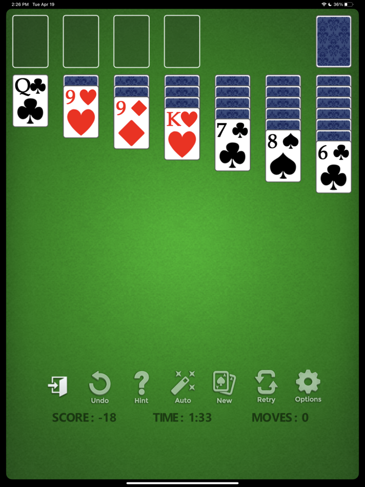 Classic Solitaire for Tablets - 1.18 - (iOS)
