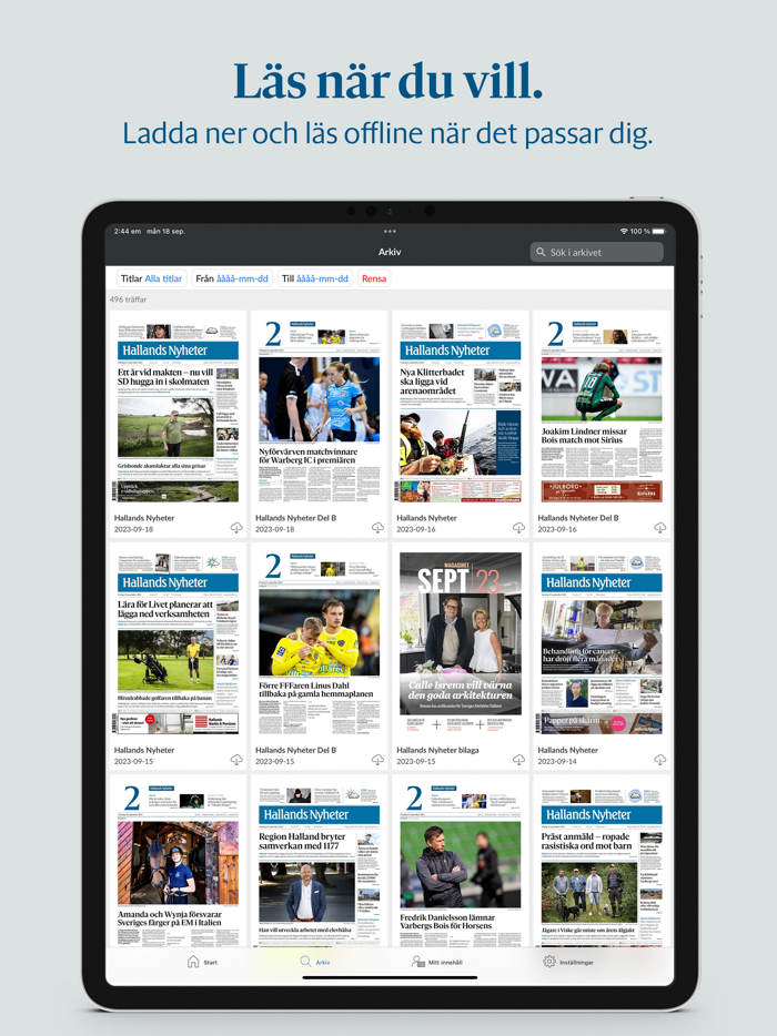 Hallands Nyheter e-tidning