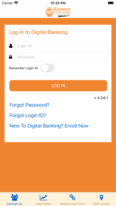 Eastern Credit Union Mobile Screenshot