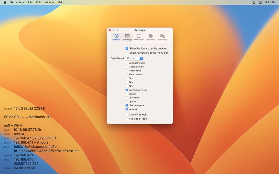#2. Particulars (macOS) Podle: Fraser Hess