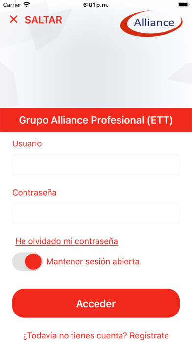 Grupo Alliance Profesional ETT Screenshot