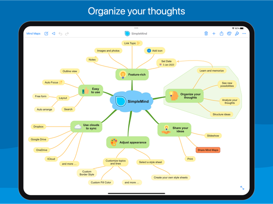 Screenshot #1 for SimpleMind Pro - Mind Mapping